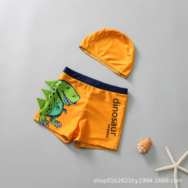 Boys swimming shorts with dinosaur motif Mune Fashion