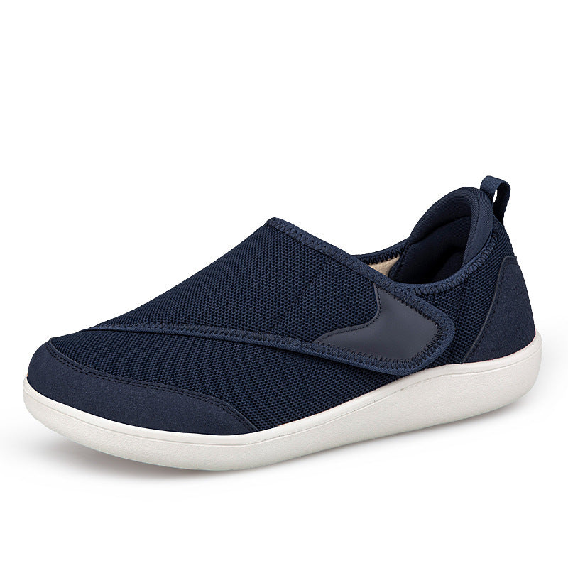 Women's one-handed adjustable slip-on half shoe with Velcro strap, breathable mesh and shock-absorbing EVA sole Mune Fashion