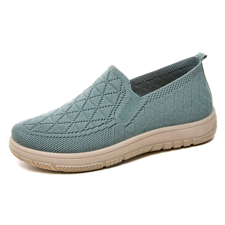 Women's breathable knit slippers with orthopedic cushioning and flexible outsole Mune Fashion
