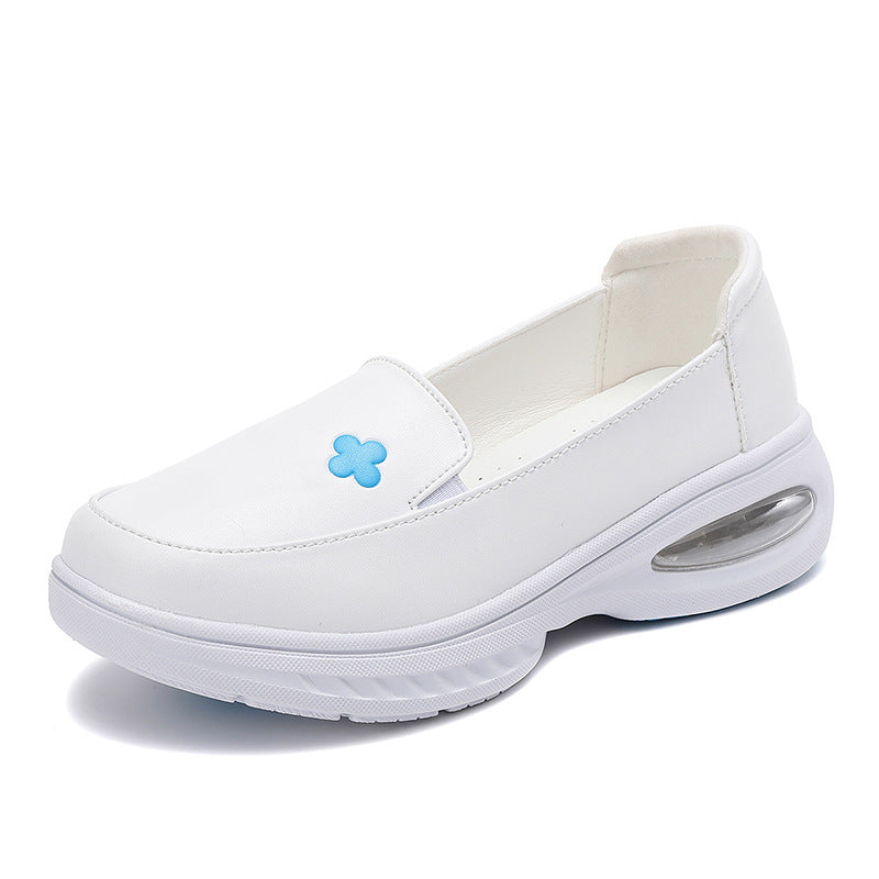 Women’s orthopedic comfort slippers with visible air chamber in the heel area and shock-absorbing platform sole Mune Fashion
