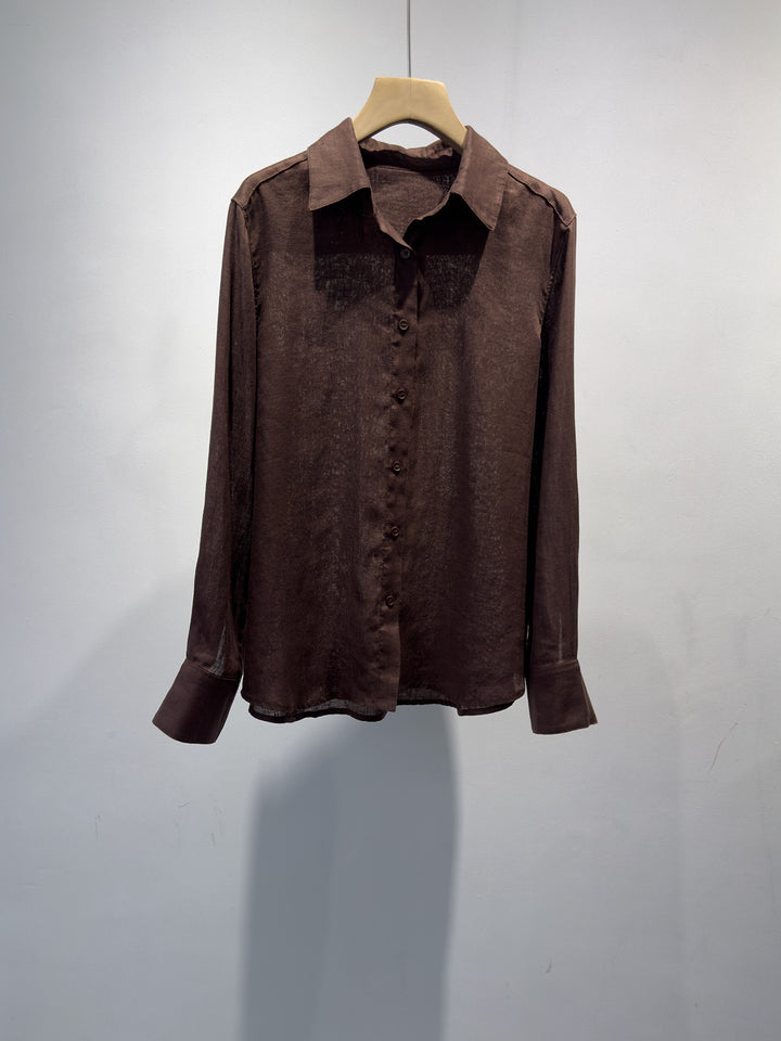 Women Lightweight Casual Button Closure Tunic