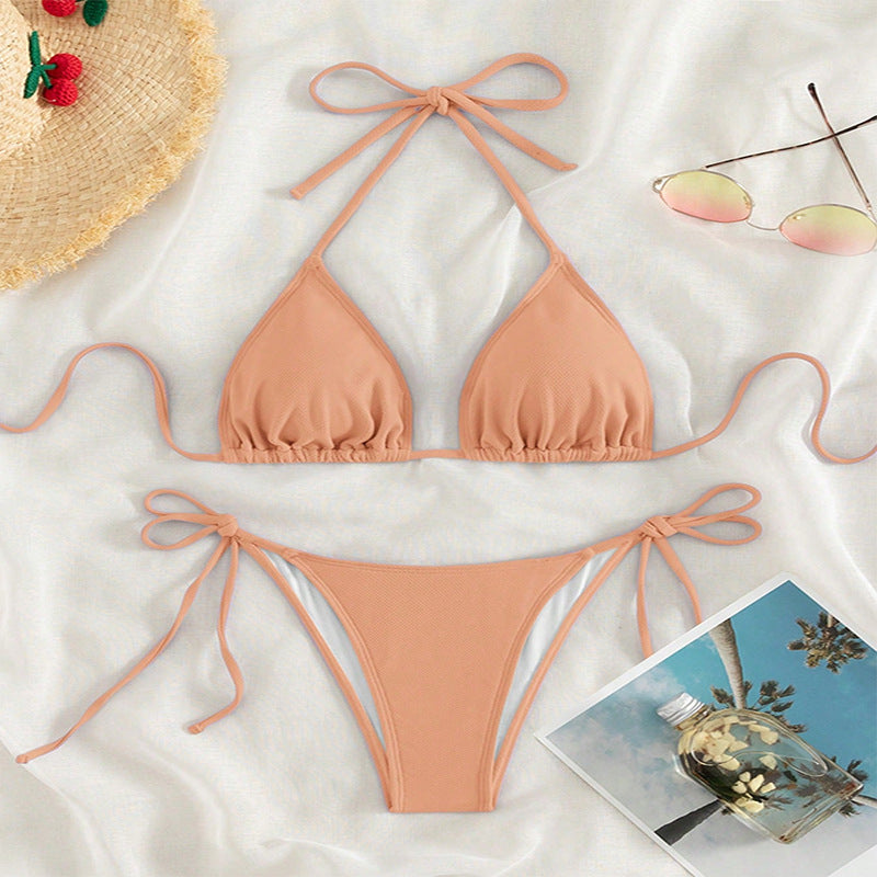 Women's Triangle Bikini Set Mune Fashion