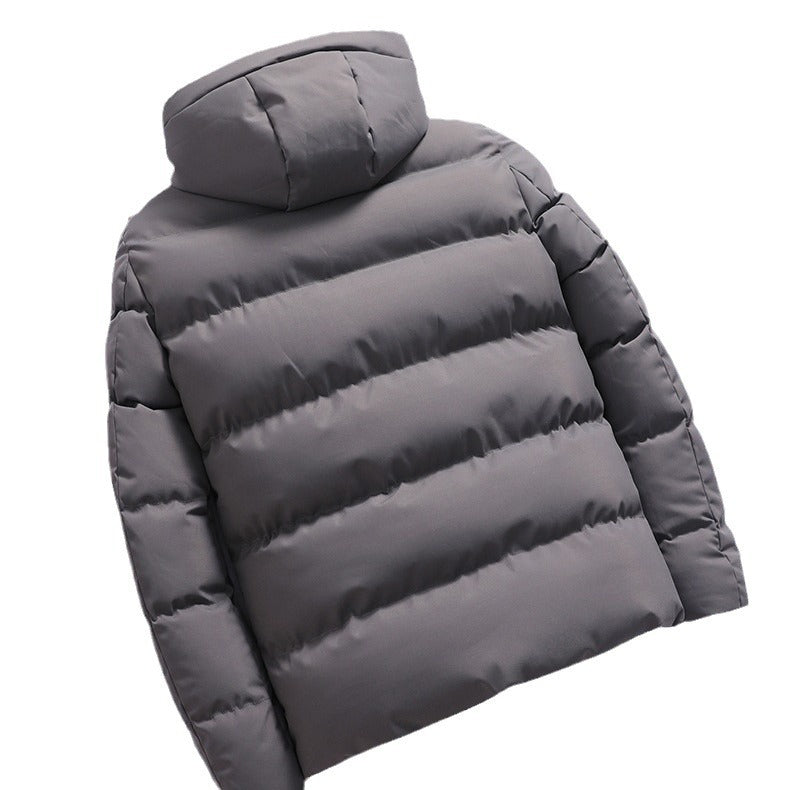 Men's nano quilted thermo quilted jacket with hood and windproof, water-repellent polyester shell Mune Fashion