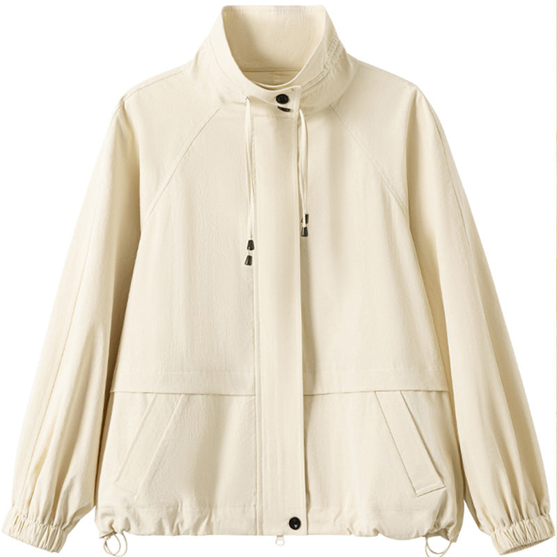 Women's casual transitional jacket with high collar Mune Fashion