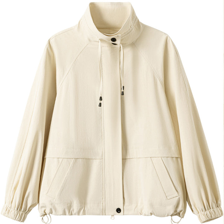Women's casual transitional jacket with high collar Mune Fashion
