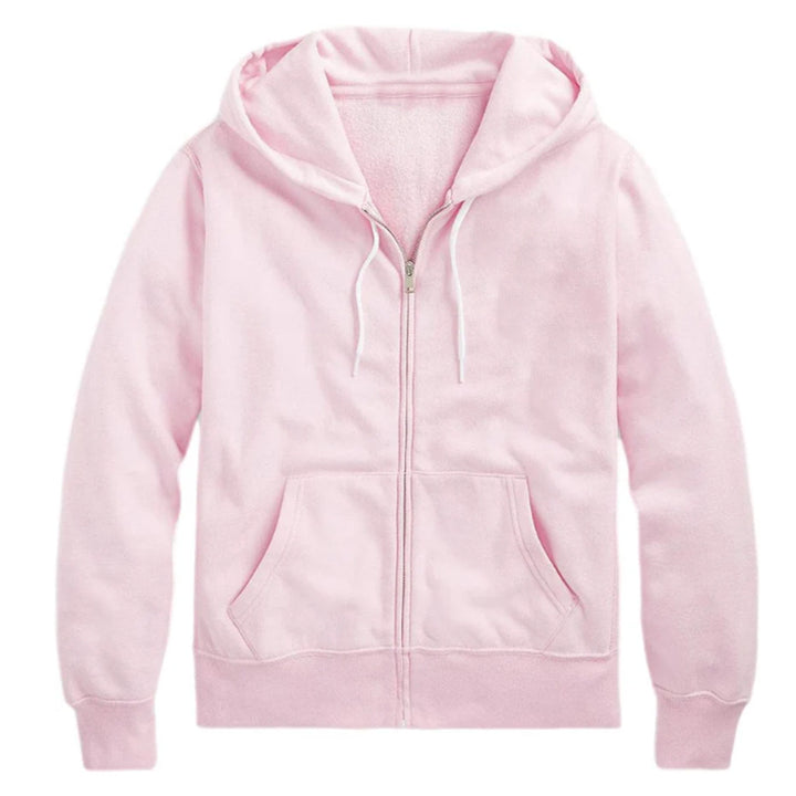 Unisex casual hoodie jacket with sturdy metal zipper double-layered hood and deep kangaroo pockets Mune Fashion