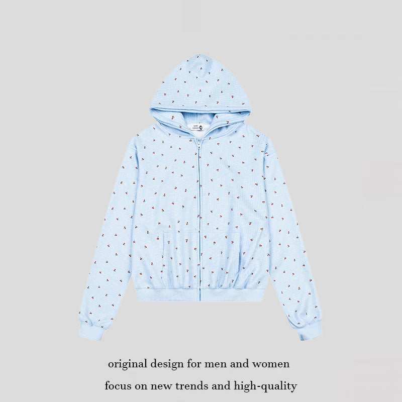 Women's Two-Piece Lounge Set with Hoodie Zip Jacket and Wide Sleep Pants Mune Fashion