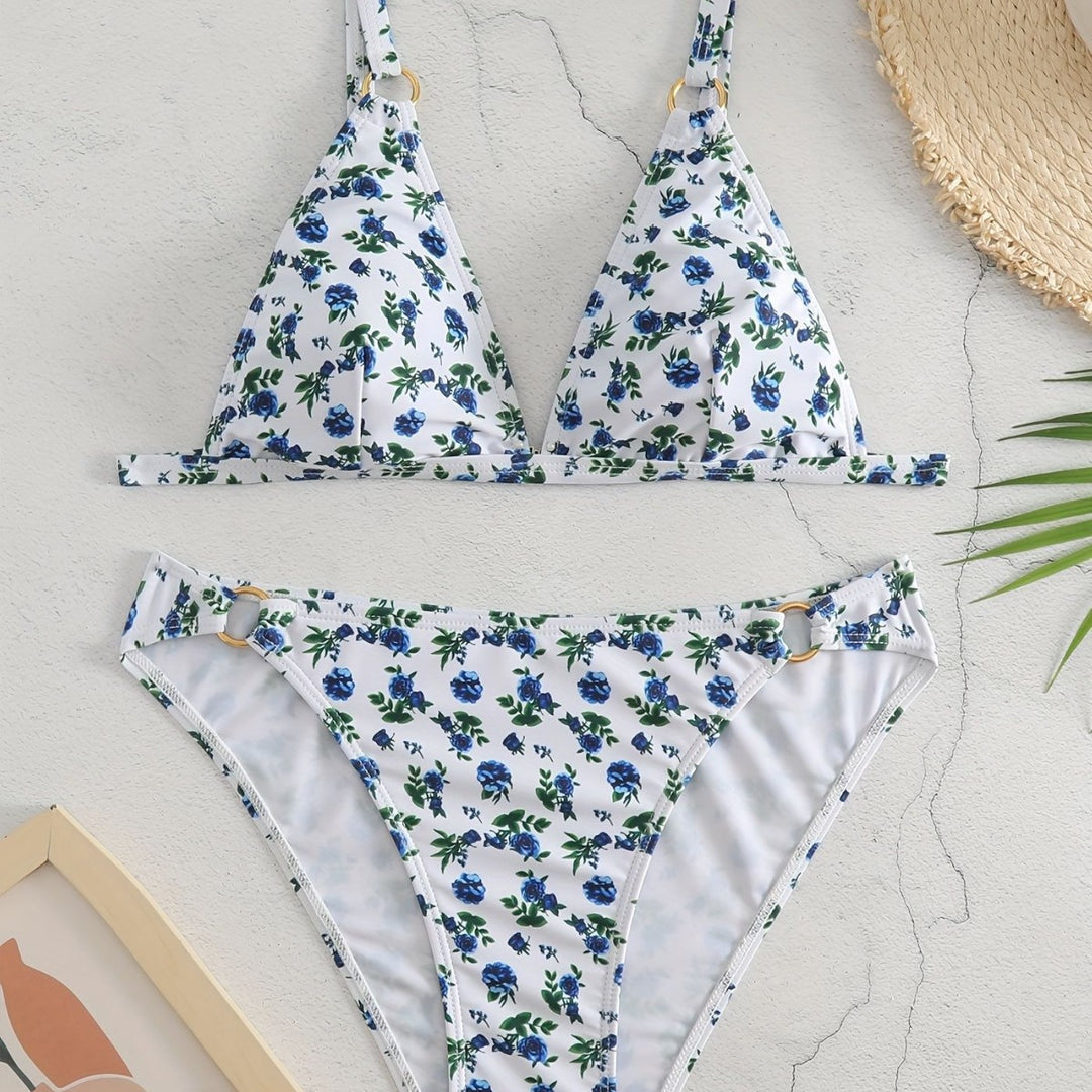Women Triangle Bikini with Luxurious Details Mune Fashion