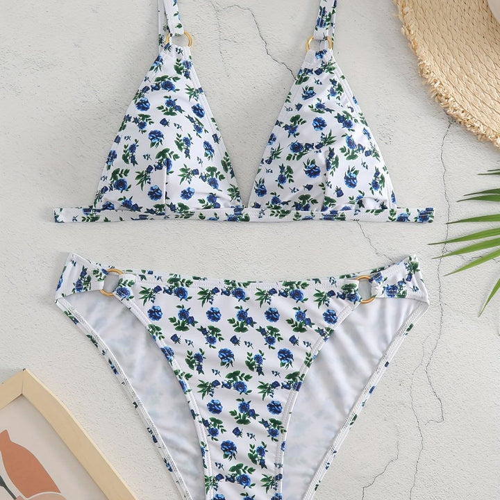 Women Triangle Bikini with Luxurious Details Mune Fashion