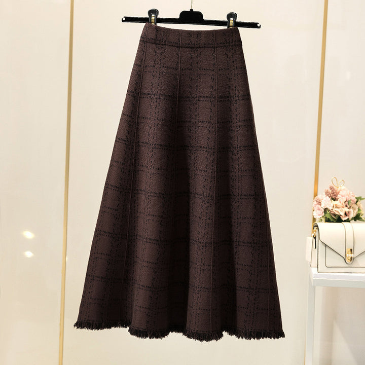 Ladies Long, padded A-line skirt Mune Fashion