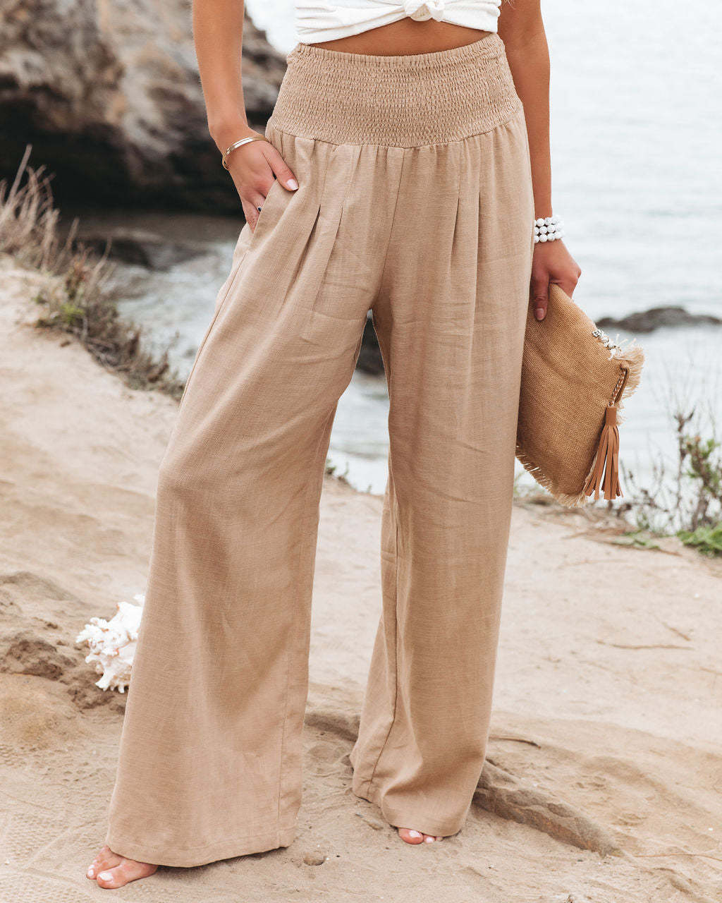 Women's Loose Linen Trousers Mune