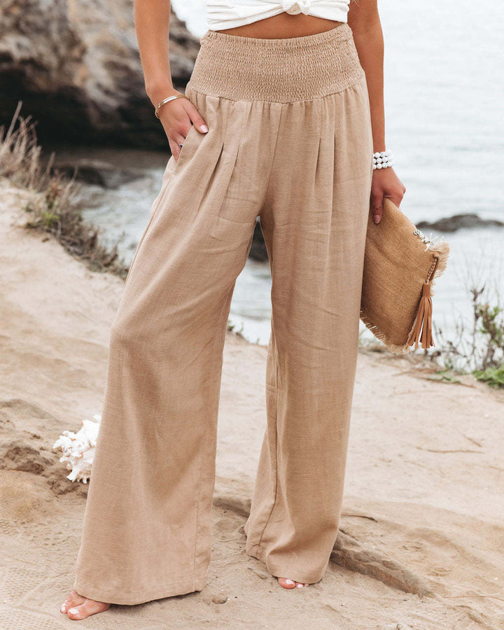 Women's Loose Linen Trousers Mune
