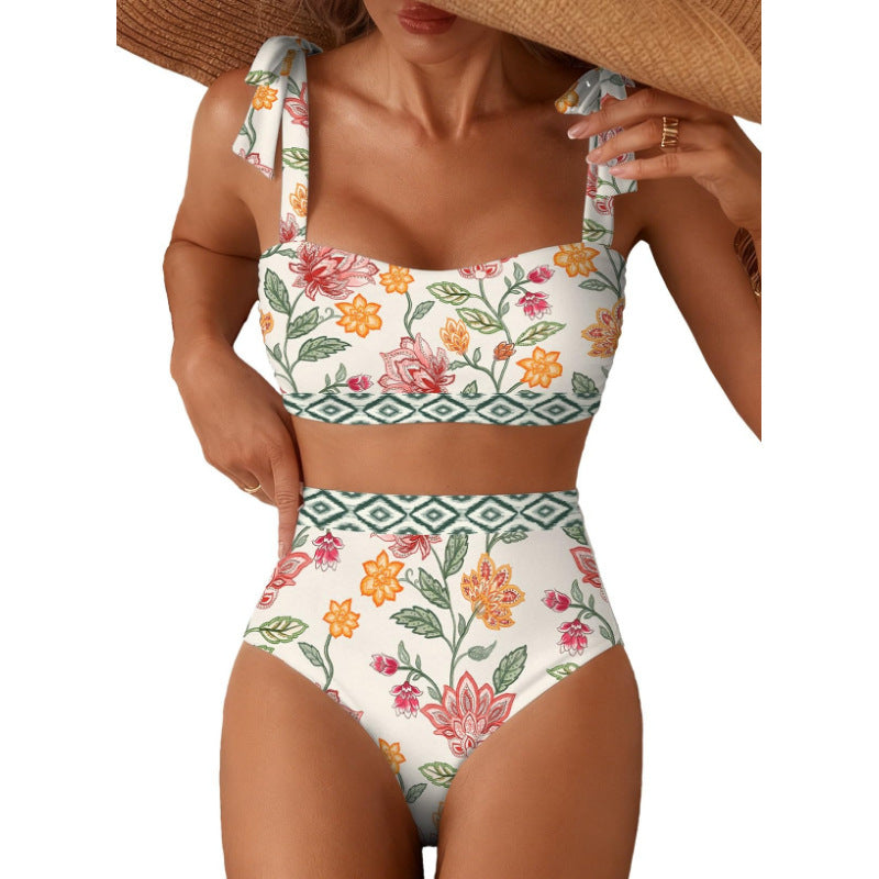 Women High Waist Swimsuit Mune Fashion