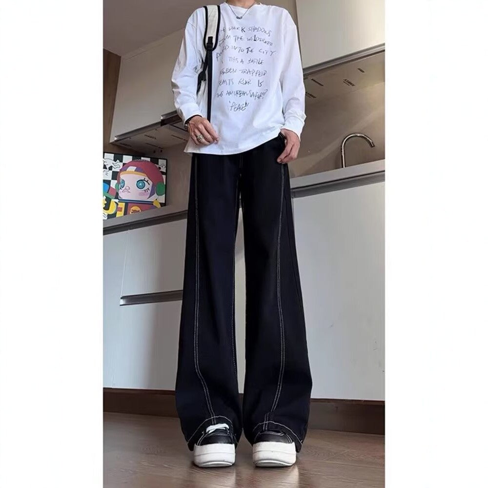 Women Casual High-Waist Flared Pants Mune Fashion