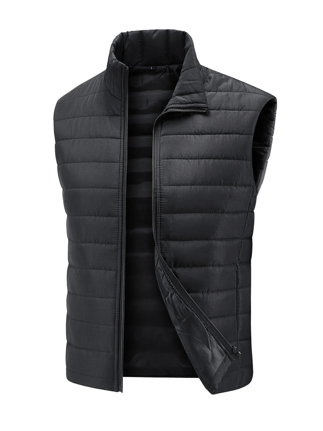 Men's Ultralight Padded Vest with Raised Collar and Insulating Thermal Filling Mune Fashion