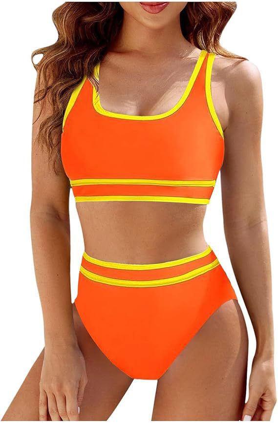 Women High-Waisted Sport Bikini Set Mune Fashion