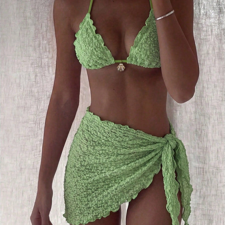 Women's Bikini Set with Ruffles Mune Fashion