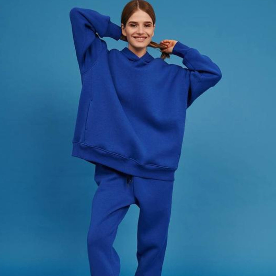 Women's oversized hoodie loungewear set with extra large hood and tailored joggers Mune Fashion