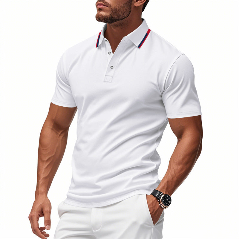 Men's polo shirt with modern collar and breathable structure Mune Fashion