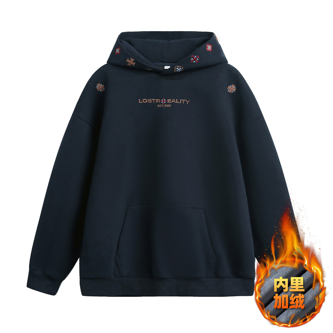 Unisex Oversize Hoodie with embroidered hood and kangaroo pocket Mune Fashion