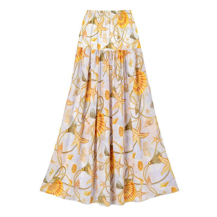 Ladies' Swimsuit and Maxi Skirt Set Mune Fashion