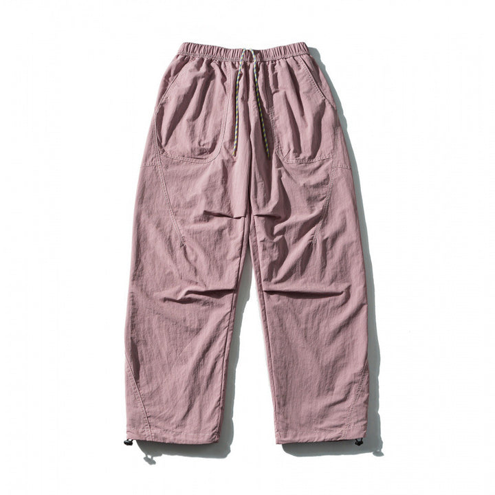 Unisex Loose-fitting outdoor pants with elastic waistband, drawstring, and adjustable leg cuffs Mune Fashion