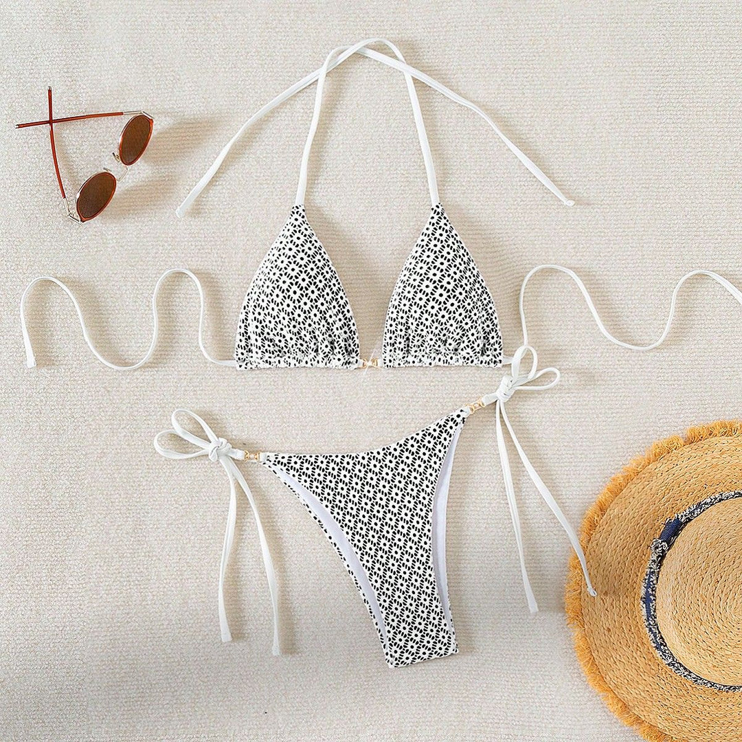 Ladies refined bikini cut with adjustable ties Mune Fashion