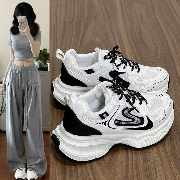 Women Sports Sneakers with breathable upper material and cushioning sole Mune Fashion
