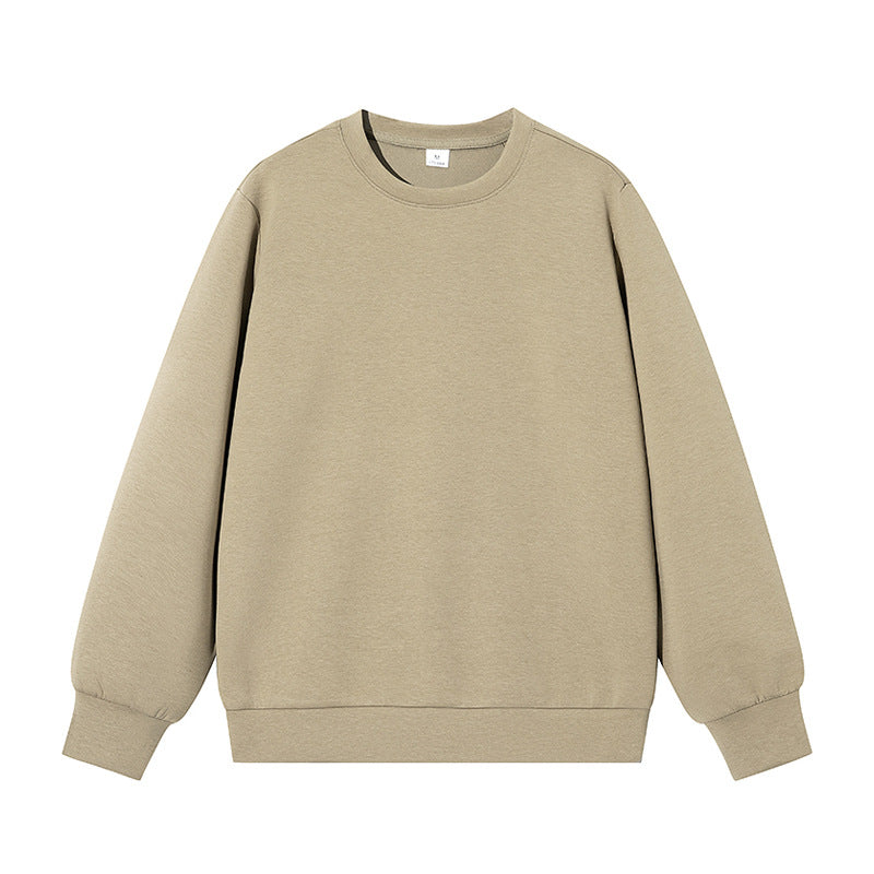 Unisex Oversize Round Neck Sweatshirt made of heavy French Terry with ribbed cuffs Drune