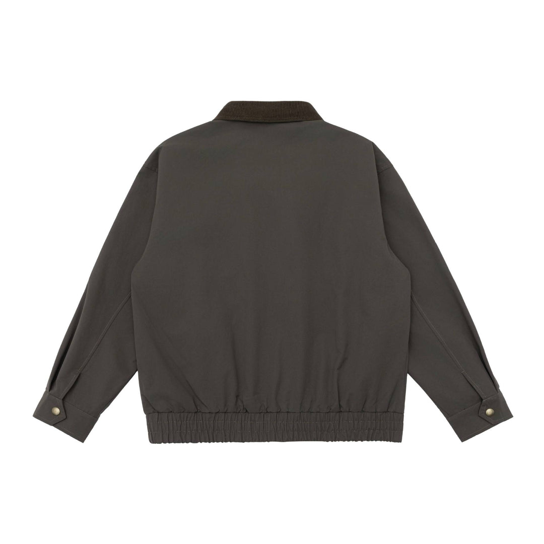 Men's Oversized Workwear Jacket with Cord Collar and Large Flap Pockets Mune Fashion