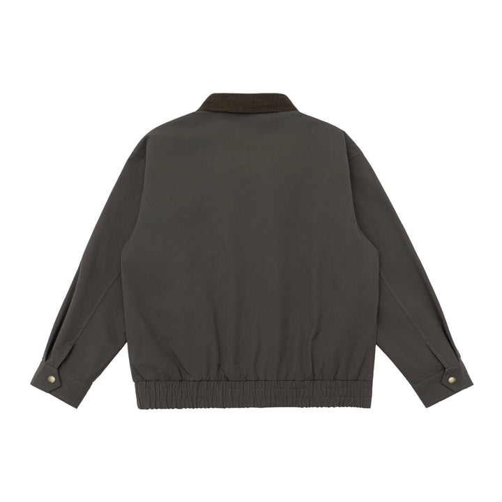 Men's Oversized Workwear Jacket with Cord Collar and Large Flap Pockets Mune Fashion