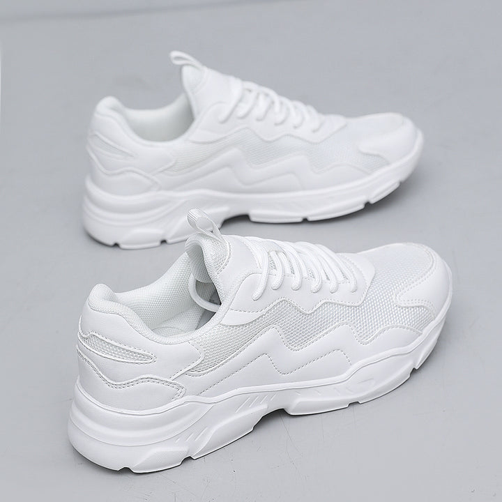 Unisex nan Platform Sneaker with breathable mesh upper material, padded heel cap and profiled rubber sole Mune Fashion