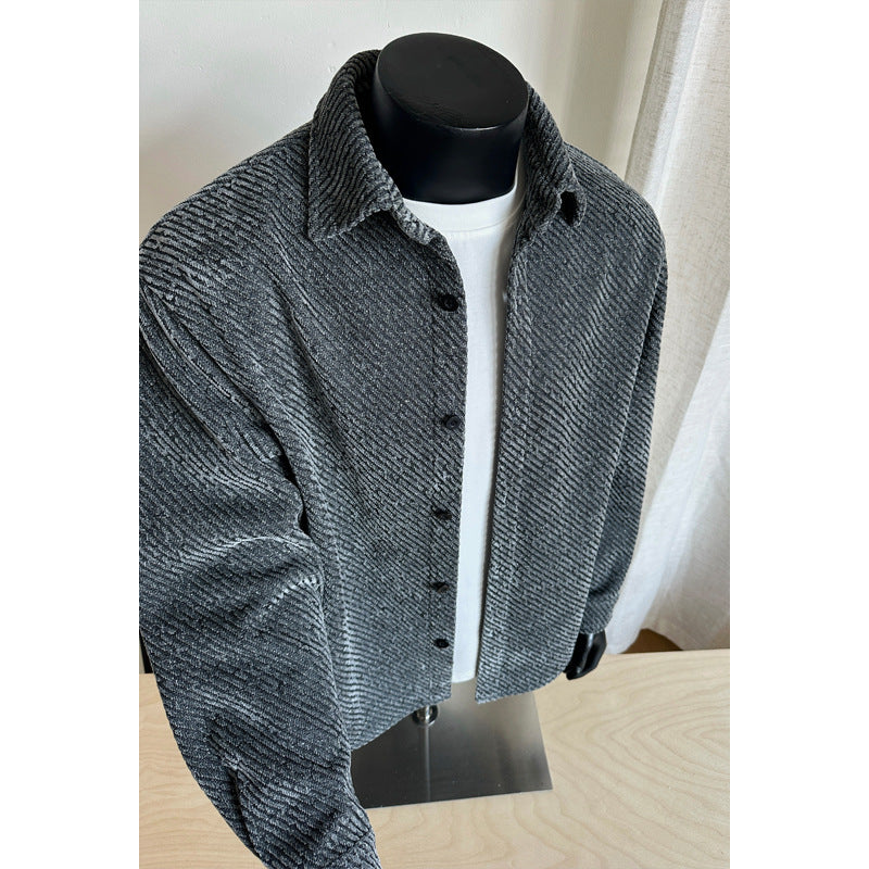 Men Printed Long Sleeve Shirt Mune Fashion
