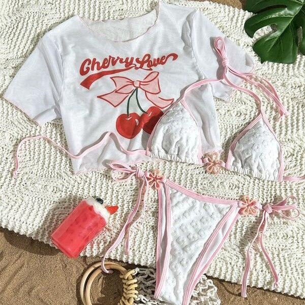 Women's Crop Top and Bikini Bottoms Mune Fashion