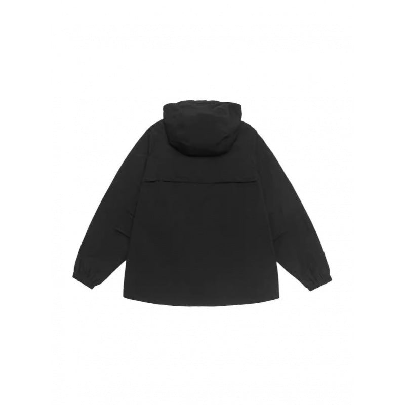Unisex Oversized Hooded Jacket in Parka Style with Extended Back and Drawstring Mune Fashion