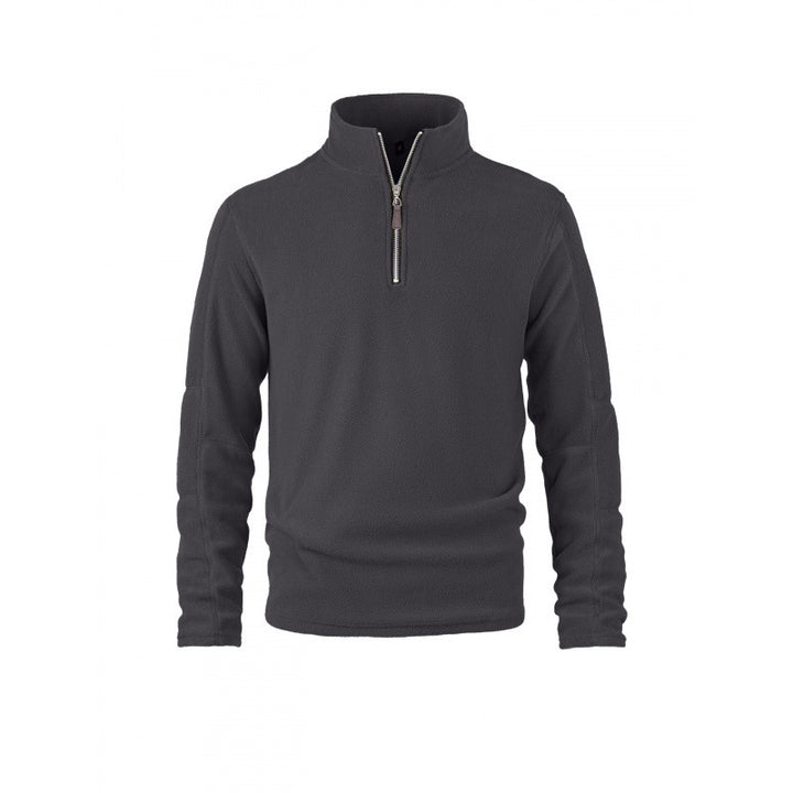 Men's fleece pullover with half zip and stand-up collar Mune Fashion