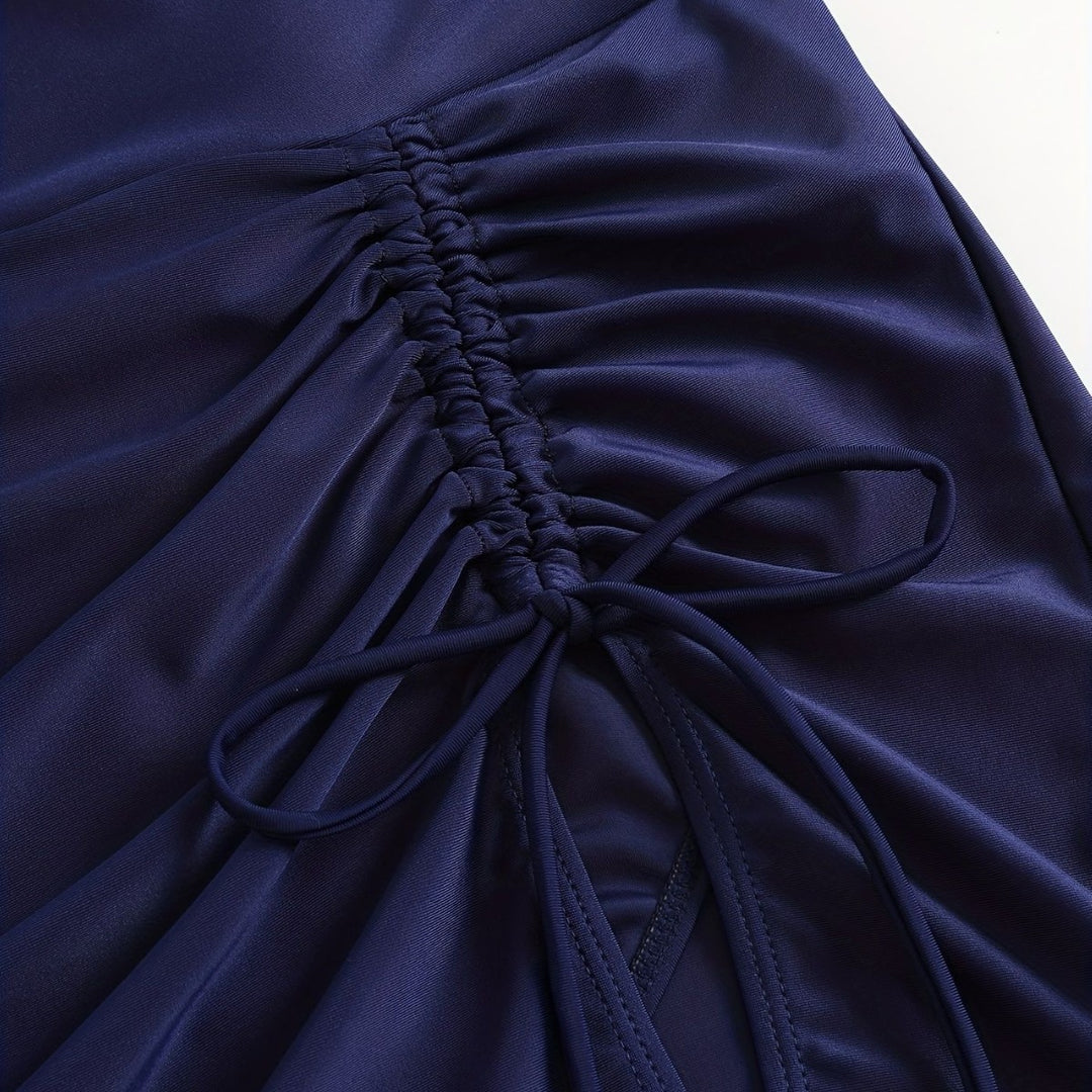 Ladies' Swim Skirt with Adjustable Ruffle Detail Mune Fashion