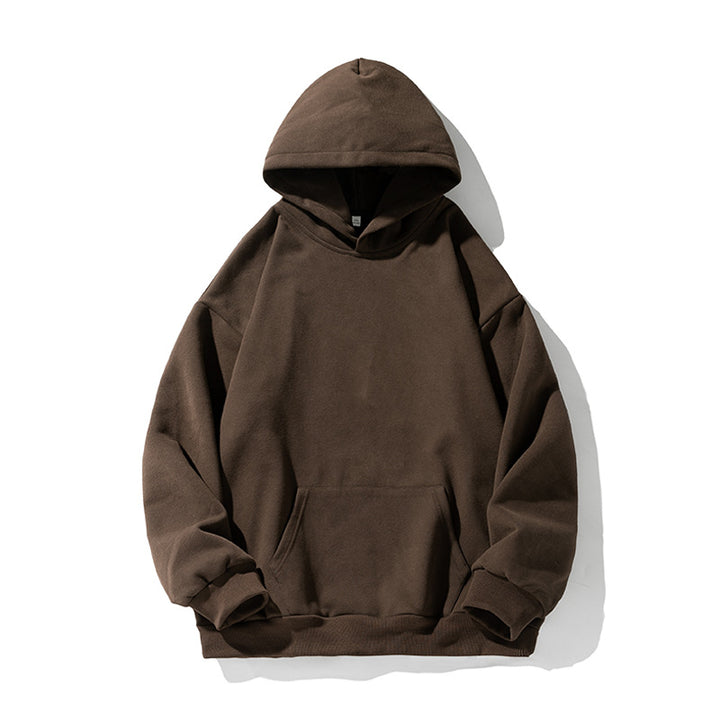 Unisex Boxy Hoodie with minimalist seam design, kangaroo pocket and extended back Mune Fashion