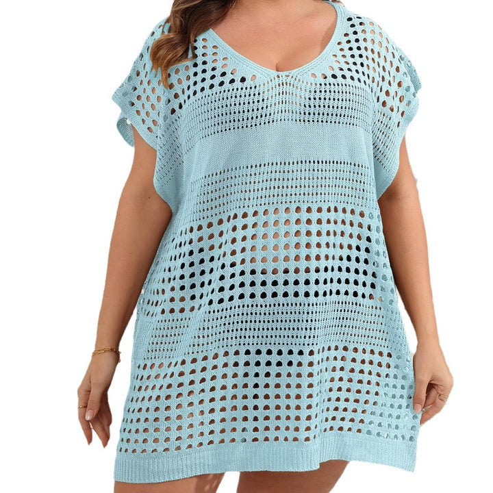 Women's airy beach sarong with perforated pattern Mune Fashion