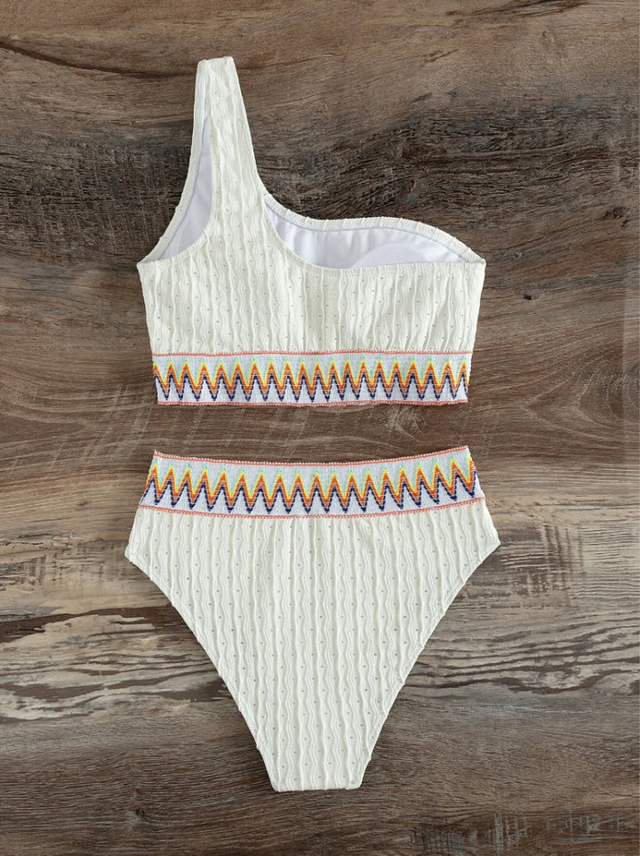 Women's bikini set with asymmetric design and stylish belt Mune Fashion