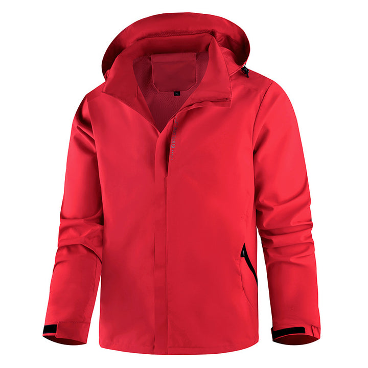 Men's Breathable Transitional Jacket with Adjustable Hood Mune Fashion