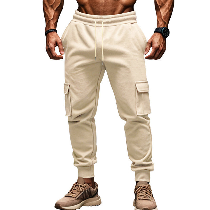 Men's Nano Thermo Cargo Jogging Pants with Fleece Lining, Elastic Waistband, and Large Cargo Pockets Mune Fashion