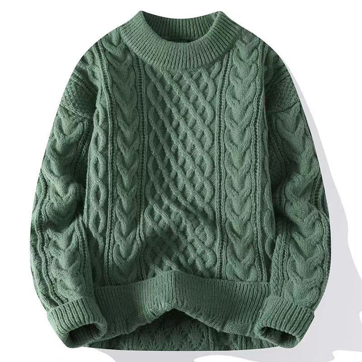 Women's chunky knit sweater with cable pattern Mune Fashion 1787964300