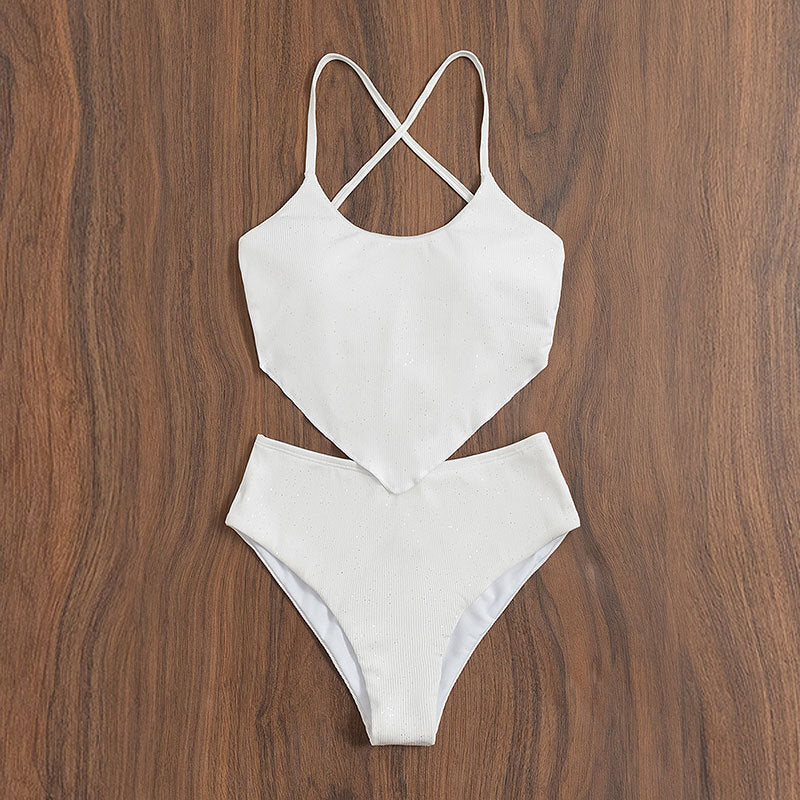 Women Designer Bikini Set with Cross-Back Straps Mune Fashion