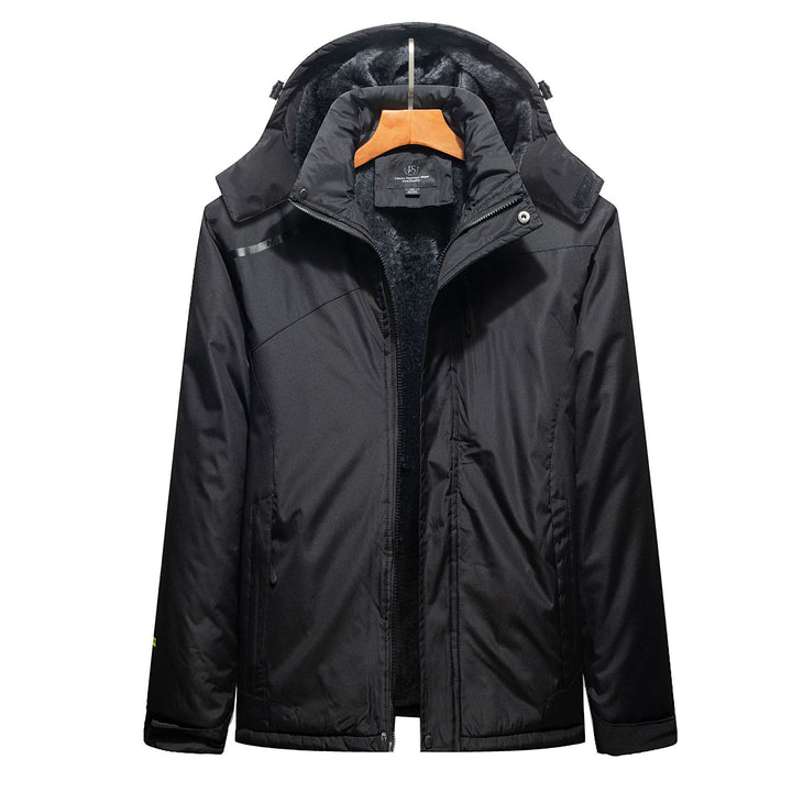 Women's functional parka with removable hood and warming fleece lining Mune Fashion
