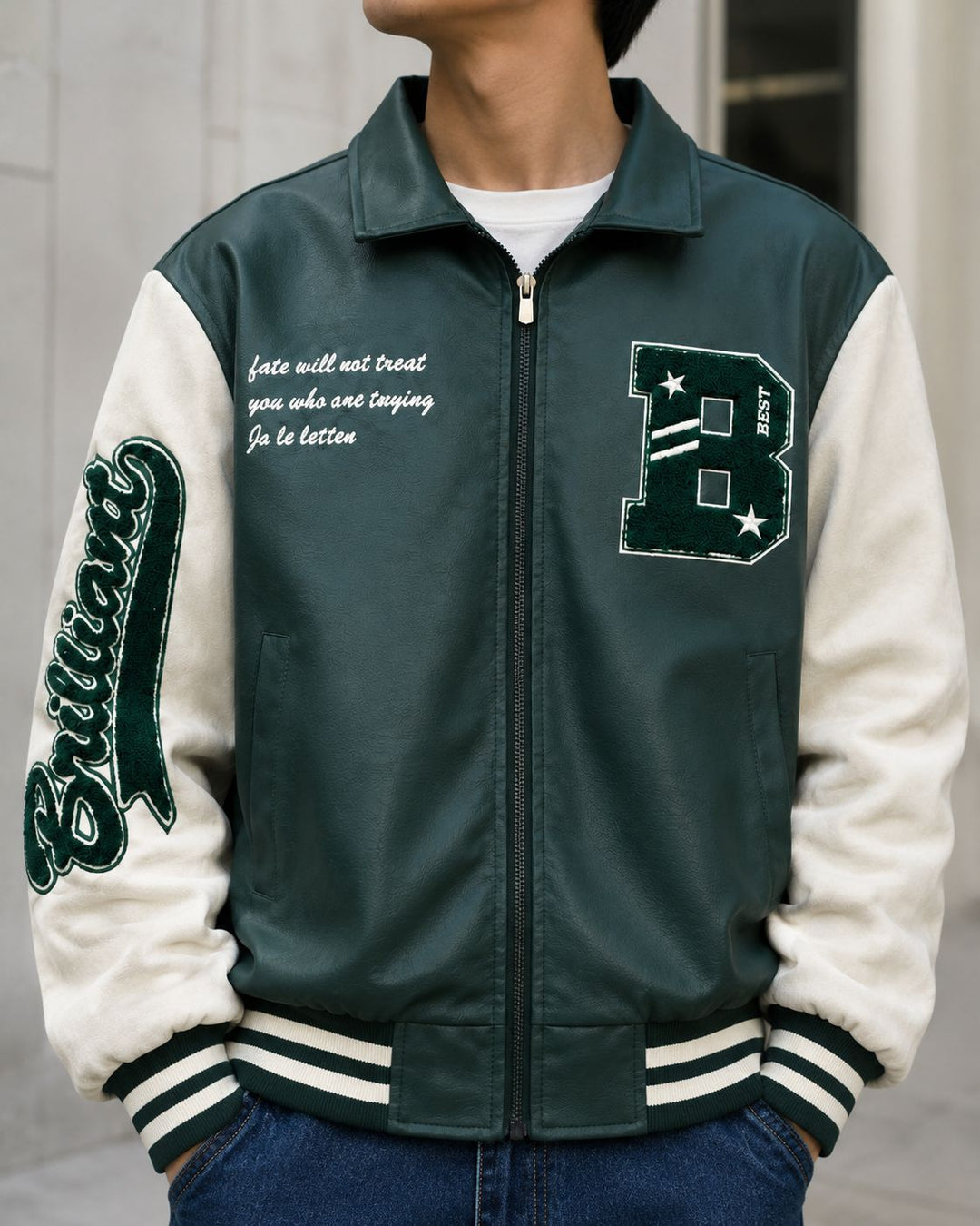 Men's Fashion College Jacket Mune Fashion