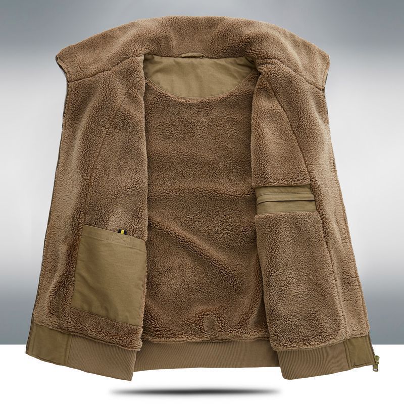 Men's fleece-lined outdoor vest Mune Fashion
