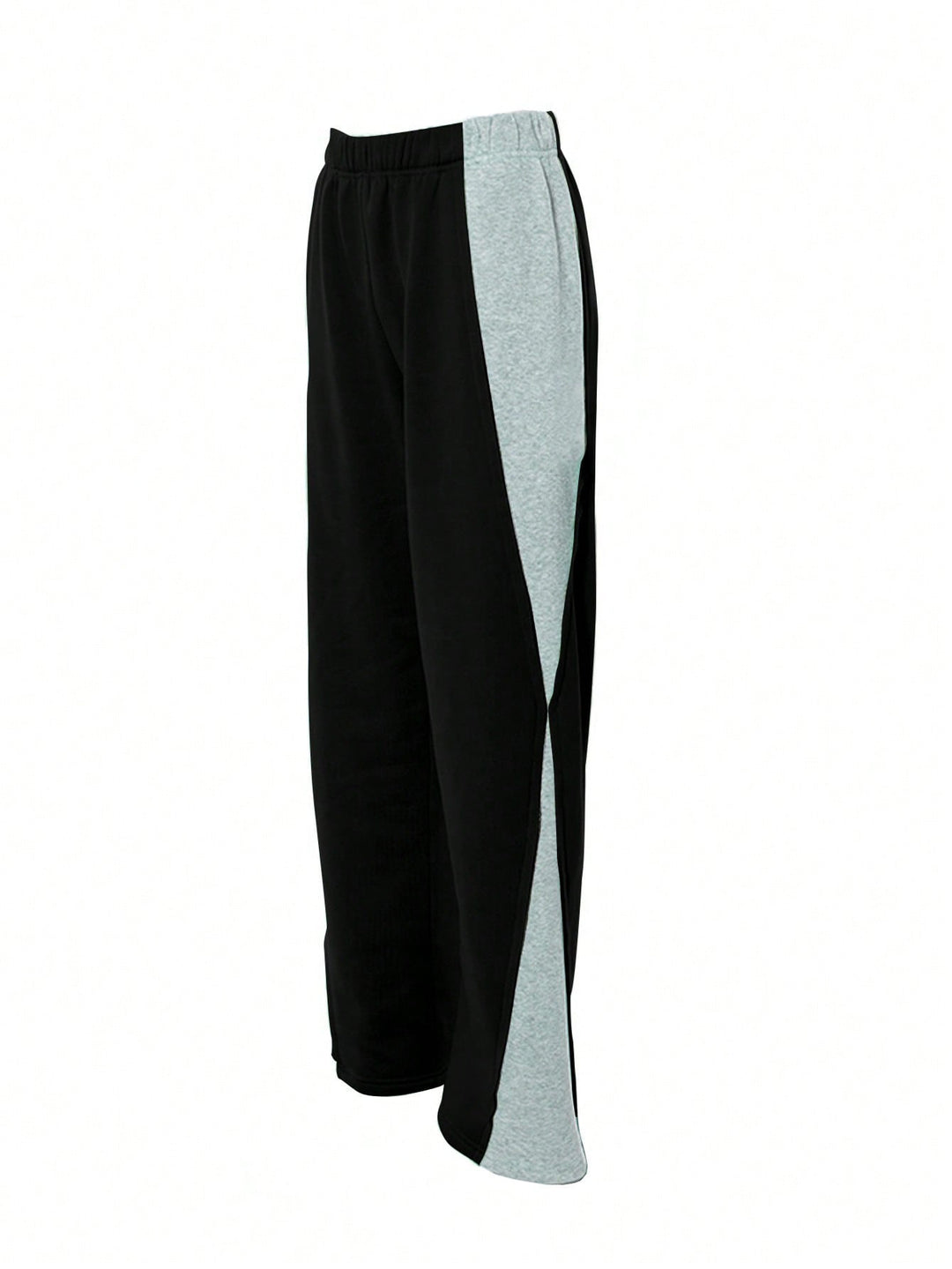 Women's Sporty Jogging Pants with Side Slit and Contrast Insert Mune Fashion