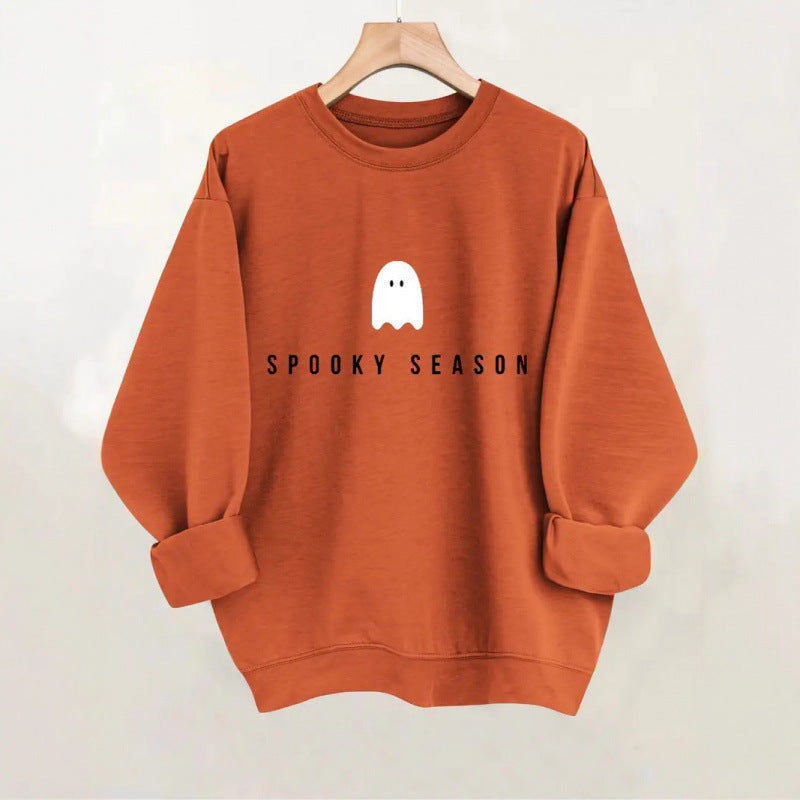 Unisex cool Halloween sweatshirt with ghost print and oversized cut Mune Fashion