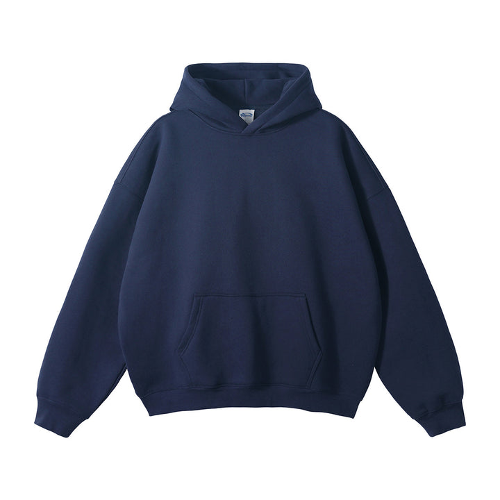 Unisex wide-cut hoodie with dropped shoulders, kangaroo pocket, and ribbed cuffs Mune Fashion